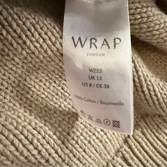 Wrap London Tan Cotton Sweater - Picture 6 of 9